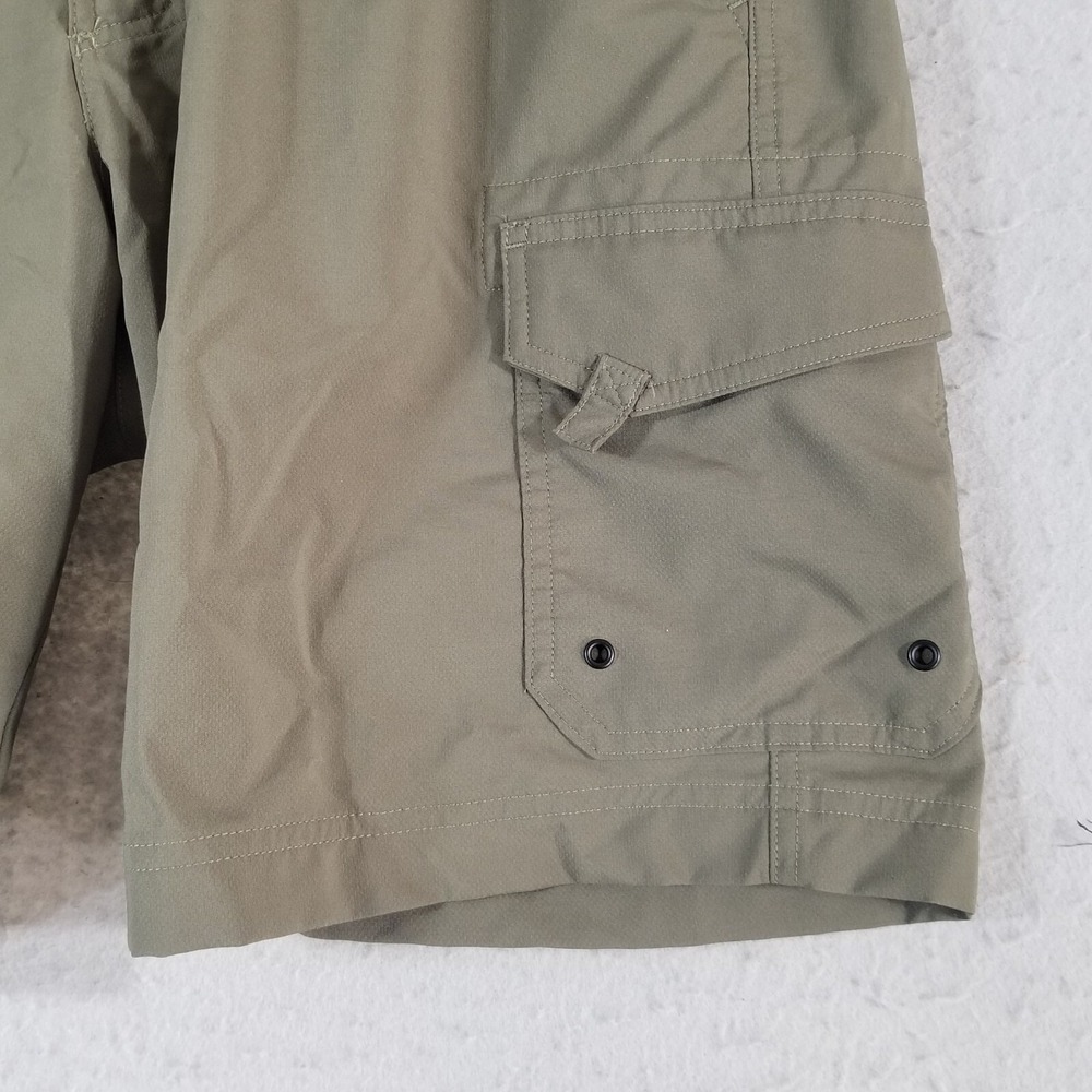 Solaris cargo shorts men's 34x 9 army green Dri-Fit Flex stretch outdoor fishing - Picture 5 of 13